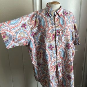 Daniel Cremieux Button-Down Short Sleeve (Size XL)